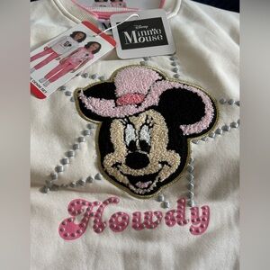 Minnie Mouse Embroidered 3 piece denim set